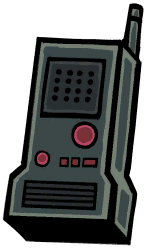 노이즈 섞인 무전기