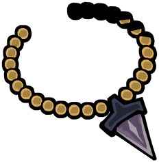 부리 모양 목걸이