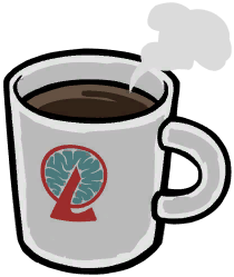 아직 따뜻한 커피