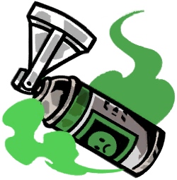 정신 오염 가속 가스